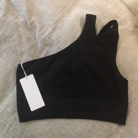 SOLD Avocado Mercury One Shoulder Bra 🖤 - Picture 4 of 4